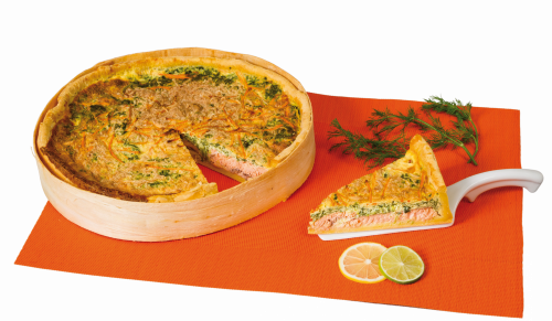 Quiche saumon épinards 2.9kg