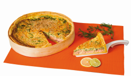 Quiche saumon épinards 2.9kg