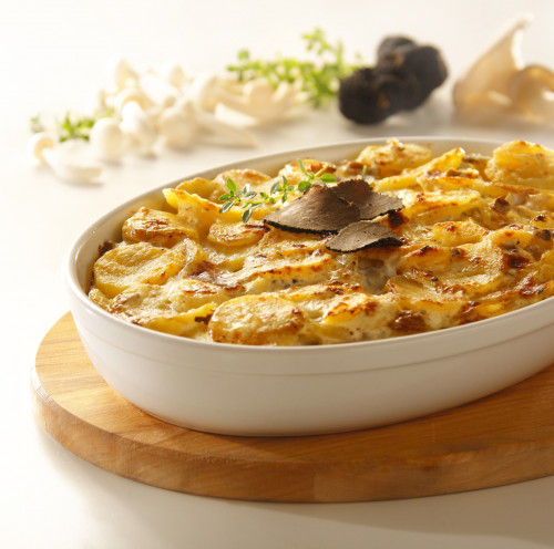 Gratin dauphinois aux champignons