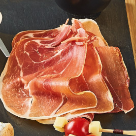 Jambon cru Serrano tranché (25 tranches de 20G) avec intercalaires