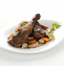 Coq au vin façon grand-mère 8 parts